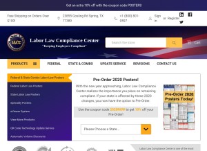 How laborlawcc.com looks like on a tablet such as an iPad.