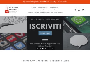 How laborsafirmatabologna.it looks like on a tablet such as an iPad.