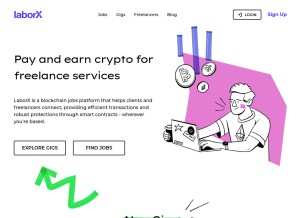 How laborx.com looks like on a tablet such as an iPad.