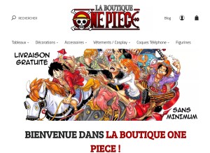 How laboutique-onepiece.com looks like on a tablet such as an iPad.