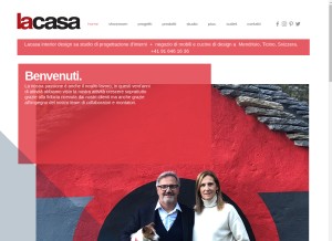 How lacasa.ch looks like on a tablet such as an iPad.