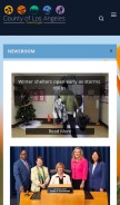 How lacounty.gov looks like on a mobile device such as an iPhone.