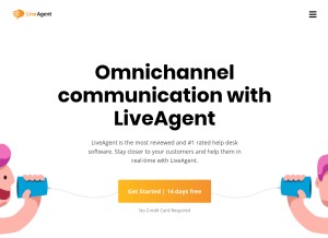 How ladesk.com looks like on a tablet such as an iPad.