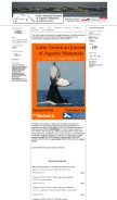 How lajamjournal.org looks like on a mobile device such as an iPhone.