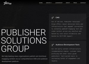 How lakana-da.com looks like on a tablet such as an iPad.