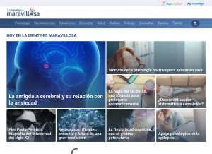 How lamenteesmaravillosa.com looks like on a tablet such as an iPad.