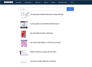 How lamthenao.me looks like on a tablet such as an iPad.