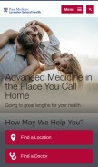 How lancastergeneralhealth.org looks like on a mobile device such as an iPhone.