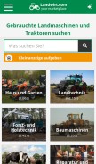 How landwirt.com looks like on a mobile device such as an iPhone.