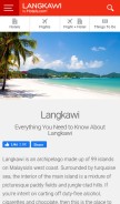 How langkawi-info.com looks like on a mobile device such as an iPhone.