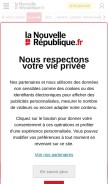 How lanouvellerepublique.fr looks like on a mobile device such as an iPhone.