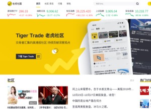 How laohu8.com looks like on a tablet such as an iPad.
