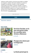 How laopinioncoruna.es looks like on a mobile device such as an iPhone.