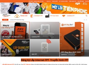 How lapinternet.net looks like on a tablet such as an iPad.