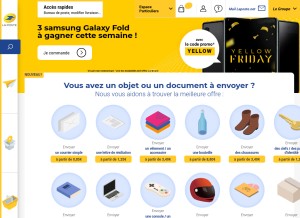 How laposte.net looks like on a tablet such as an iPad.
