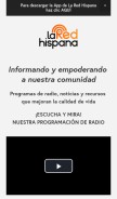 How laredhispana.org looks like on a mobile device such as an iPhone.