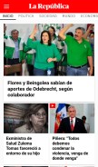 How larepublica.pe looks like on a mobile device such as an iPhone.