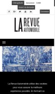 How larevueautomobile.com looks like on a mobile device such as an iPhone.