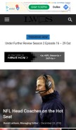 How lastwordonprofootball.com looks like on a mobile device such as an iPhone.