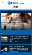 How latte.news looks like on a mobile device such as an iPhone.