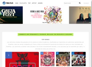 How lavinmovie.net looks like on a tablet such as an iPad.