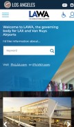 How lawa.org looks like on a mobile device such as an iPhone.
