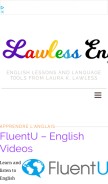 How lawlessenglish.com looks like on a mobile device such as an iPhone.