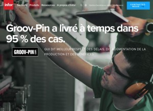 How lawson.com looks like on a tablet such as an iPad.