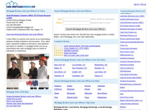 How lawyerdb.org looks like on a tablet such as an iPad.