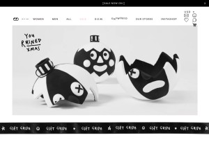 How lazyoaf.com looks like on a tablet such as an iPad.