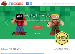 How lbsg.net looks like on a tablet such as an iPad.