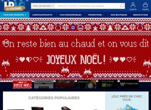 How ldlc.com looks like on a tablet such as an iPad.