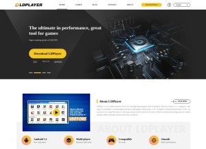 How ldplayer.net looks like on a tablet such as an iPad.