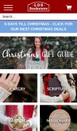 How ldsbookstore.com looks like on a mobile device such as an iPhone.