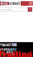 How leadstories.com looks like on a mobile device such as an iPhone.