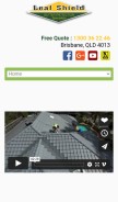 How leafshield.net.au looks like on a mobile device such as an iPhone.