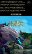 How leagueoflegends.com looks like on a mobile device such as an iPhone.