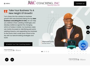 How leanbusinessstability.com looks like on a tablet such as an iPad.