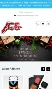 How leathercaresupply.com looks like on a mobile device such as an iPhone.