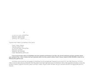 How leclairryan.com looks like on a tablet such as an iPad.