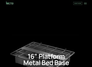 How lectobeds.com looks like on a tablet such as an iPad.