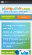 How ledemondujeu.com looks like on a mobile device such as an iPhone.