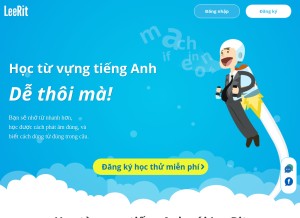 How leerit.com looks like on a tablet such as an iPad.