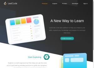 How leetcode.com looks like on a tablet such as an iPad.