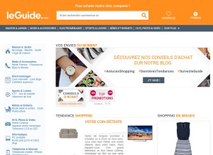 How leguide.com looks like on a tablet such as an iPad.