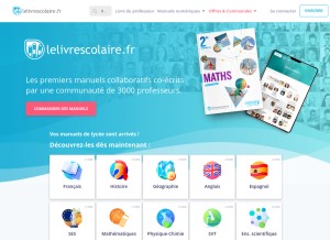How lelivrescolaire.fr looks like on a tablet such as an iPad.