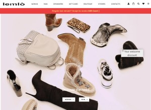 How lemlo.com looks like on a tablet such as an iPad.