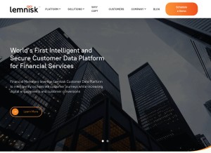 How lemnisk.co looks like on a tablet such as an iPad.