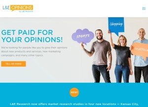 How leopinions.com looks like on a tablet such as an iPad.