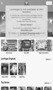 How leovegas.com looks like on a mobile device such as an iPhone.